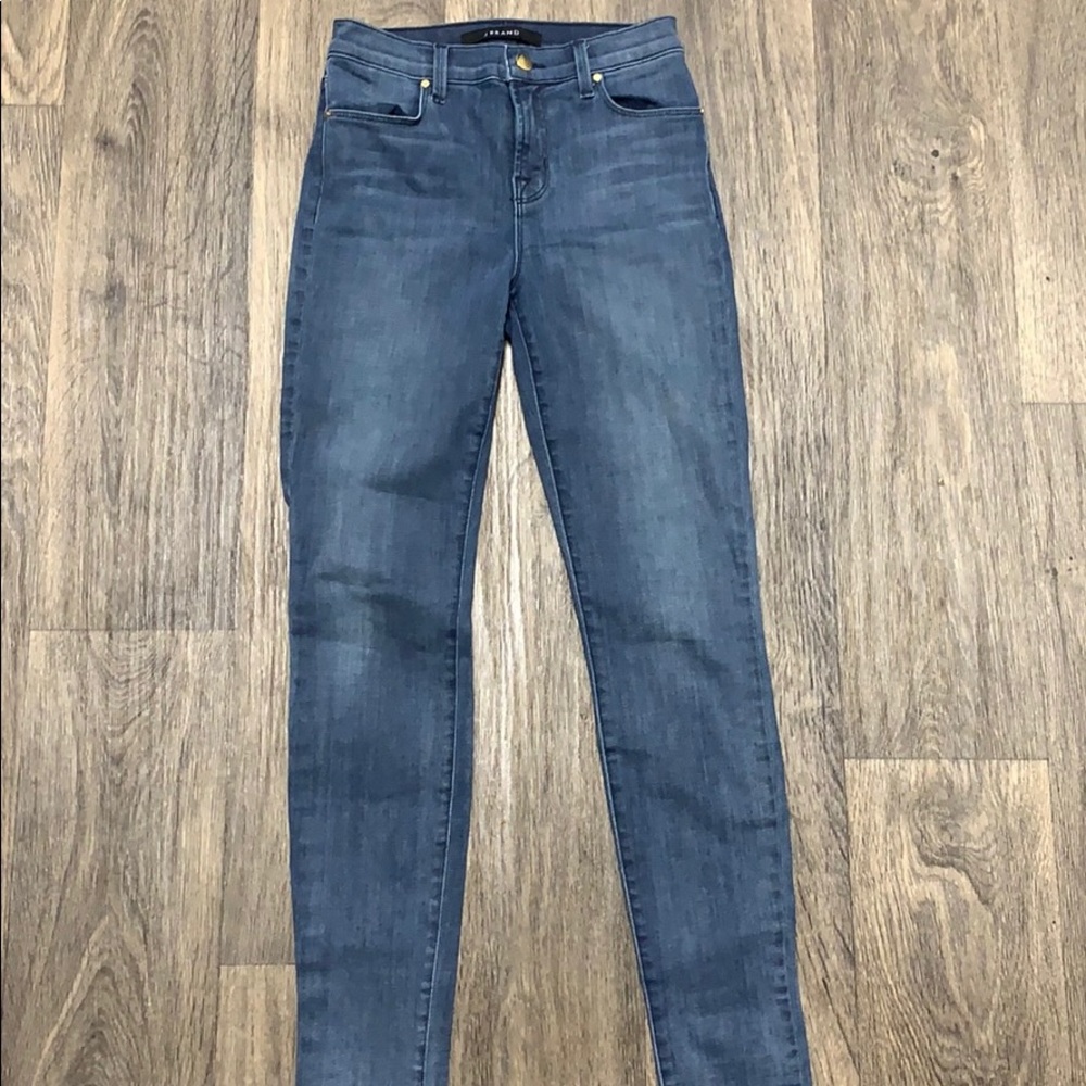 Medium washed jeans.